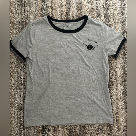 The Print Shop | I Need Some Space | Ringer Tee - Picture 4 of 4